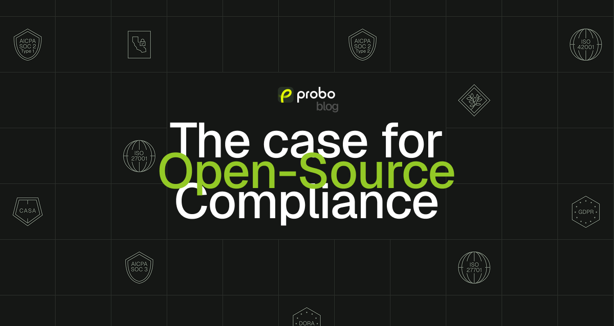 Probo The case for open-source compliance | Probo