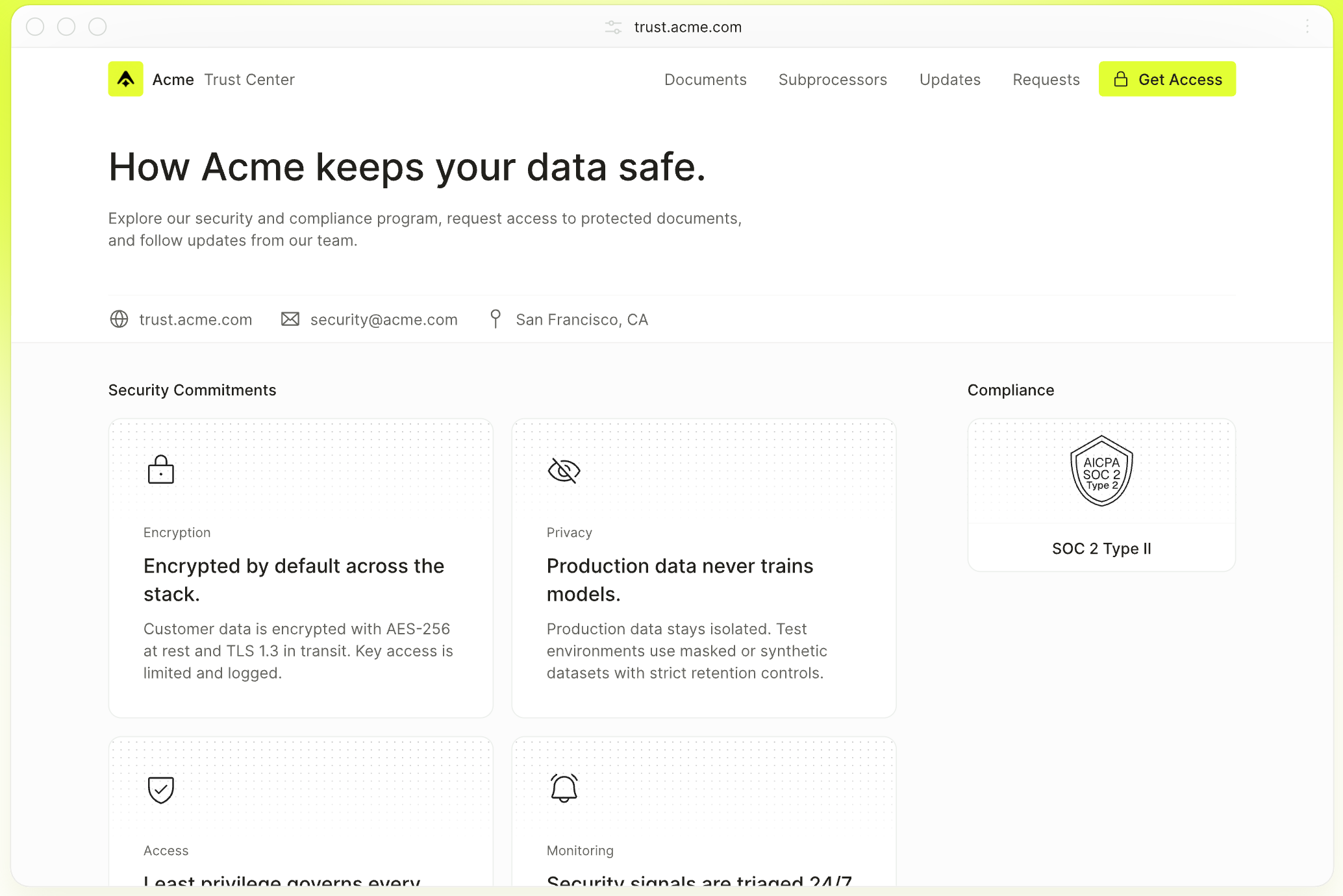 Compliance Portal Replaces Trust Center